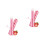 2Pièces Rose Fraise Nourrissant Hydratation 9