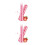 2Pièces Rose Fraise Nourrissant Hydratation 11