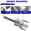 3 Pcs Internal & External Pipe Threading Tool, 1/2" 3/4" 1" PVC Plastic Pipe Thread Cutter Set Threader Kit 2