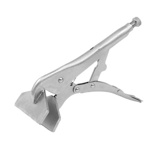 10" Locking Sheet Metal Clamp 2 Pack, Heavy Duty Adjustable Welding Locking Plier Tools, Sheet Grip Pliers 2