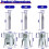 3 Pcs Internal & External Pipe Threading Tool, 1/2" 3/4" 1" PVC Plastic Pipe Thread Cutter Set Threader Kit 6