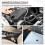 4 Pack Telescoping Magnetic Pickup Tool with 3/4/6in Magnetic Trays, Magnet Flexible Spring Stick, Retrieving Sweeper 5