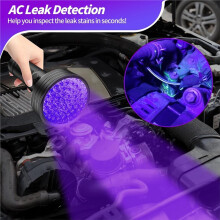 Airconditioninglekdetector: Car Tool 68 LED Automotive AC UV-Kleurstoflekdetectieset met Beschermingsbril