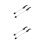 2Paires Attaches Rapides Aluminium Noir Pour Route 7