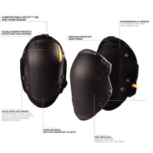 TBL-KP-G201-R GelFit Rocker Knee Pads Hard Shell Protection Kneeprotection Power Tool Accessories