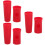 3Ensembles Coques Micro Rouge Silicone Souple Usage Sans Fil 8