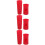 3Ensembles Coques Micro Rouge Silicone Souple Usage Sans Fil 9