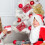 Red Felt Envelope for Christmas Santa Letters and Candy 2
