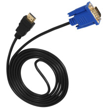 Hdtv Gold Stecker Auf Vga Hd-15 Stecker 15Pin Adapter Kabel 6Ft 1.8M 1080P