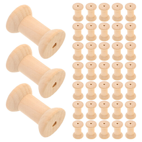 100Pièces En Bois Solide Pour Organisation De Fils 1