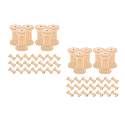 100Pièces En Bois Solide Pour Organisation De Fils 2