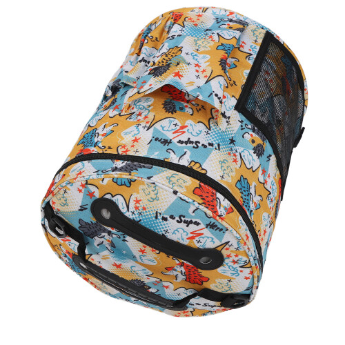 Portable Yarn Storage Organizer Crochet Bag with Drawstring Closure Multi-Function Waterproof Sewing Tools Bag for Knitting Needle Hooks and Wool 1