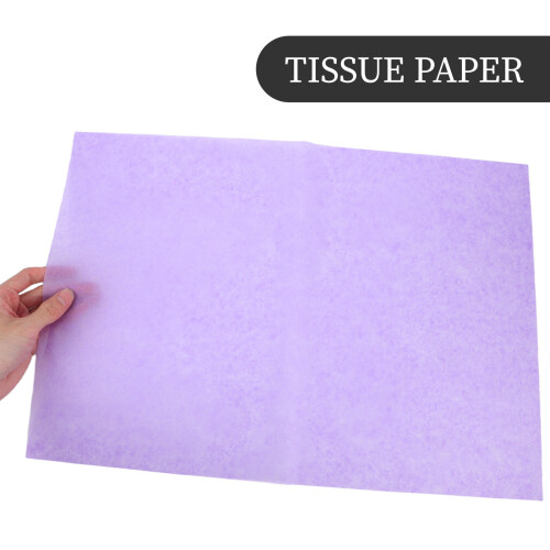 100Pièces Papier Violet Pour Cadeaux, Fleurs Décoration 2