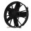 24V Truck Cooling Fan 5 Blade Slim 17
