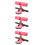 3Pcs Adjustable Pink Sit Assist Bar with Suction Cups for Core Workout 5