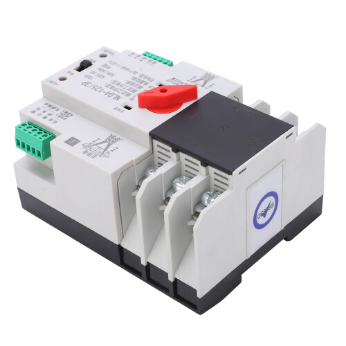 Backup Power Supply Function High Temperature Resistance Automatic Transfer Switch Flame Retardant Material Rail Mounting Emergency Power Supply 1