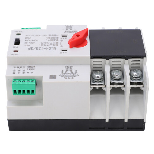 Backup Power Supply Function High Temperature Resistance Automatic Transfer Switch Flame Retardant Material Rail Mounting Emergency Power Supply 2