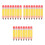 24Pcs Durable Yellow Inflatable Pencil Props for School Parties 5