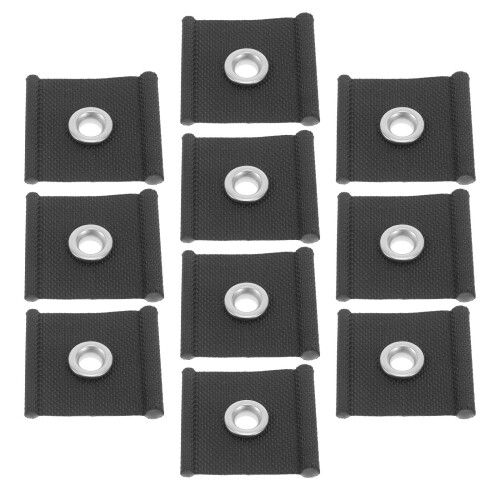 50Pièces Fixations Auvent PVC Noir Pour Rail Camping-Car Résistantes 1