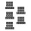 50Pièces Fixations Auvent PVC Noir Pour Rail Camping-Car Résistantes 8