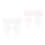 12Pcs Reusable White Christmas Snowflake Stencils for DIY Art Projects 6