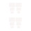 12Pcs Reusable White Christmas Snowflake Stencils for DIY Art Projects 7