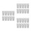 300Pcs Durable White Disposable Coffee Storage Bags 4