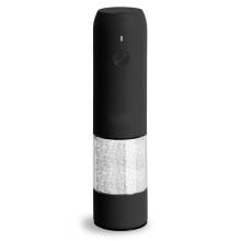 2 Packs Electric Salt and Pepper Grinder Set, USB Rechargeable, Automatic Salt and Pepper Mill Grinder Adjustable