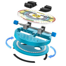 RL-601Q Pro 360 Rotating Fixture Tempered Heat-Insulating Glass for Various Mobile Phone Motherboards Repair Tools