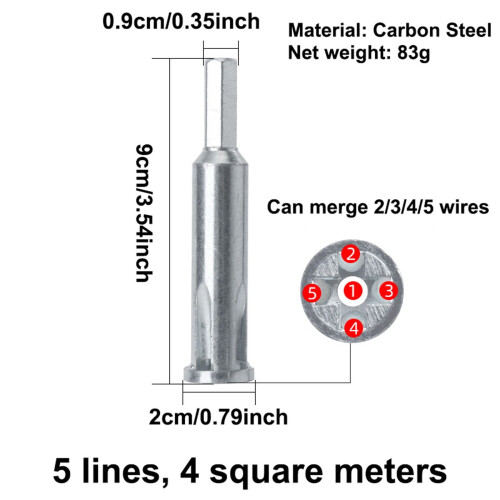 Wire Stripping and Twisting Drill Attachment Portable 2