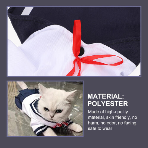 1Pc Pet Clothes Small Dog Cat Skirt Breathable Polyester 2