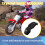 Plastic Front Wheel for  Protector for  CRF50 Dirt Pit Bike (Black) 6