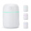 Silent Operation Car Diffuser Air Fresheners Cool Mist Aromatherapy Diffusers7Color Flame Lights USB Powered Portable Size Auto Shut Off LED Light 8