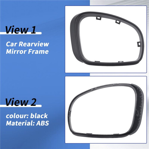 Car Rearview Mirror Frame Side Wing Mirror Shell Frame for  Fabia 2008 2009 2010 2011 2012 2013 2014 Right 2