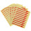 100 Pcs Small Arrow Stickers Directional Sign Solar Lights Red 6