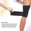Extra Long Elastic Knee Wrap Compression Bandage Brace Support Elastic Knee Compression Bandage Wraps for Legs Movement 8
