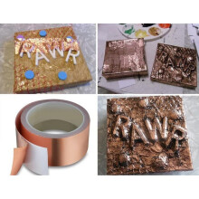 Single-Sided Adhesive Copper Foil Tape Self-Adhesive Shielding Tape Anti-Interference Tape for Guitar (5mmx20M)