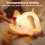 Νυχτερινό Φωτάκι Squishy Bunny – Χαριτωμένο Φωτιστικό LED σε σχήμα Κουνελιού, 5