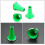 Embout Clarinette Plastique Vert Pour Débutants Joueurs 4
