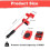 Furniture Lifter Tool Set Blue Adjustable Height 360 4