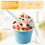 400Pcs Sturdy Transparent Mini Plastic Spoons for Home and Parties 6