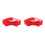 2Pcs Bow Tie Collar Breathable Canvas Pet Bowties for Parties 4