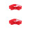 2Pcs Bow Tie Collar Breathable Canvas Pet Bowties for Parties 7