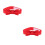 2Pcs Bow Tie Collar Breathable Canvas Pet Bowties for Parties 9