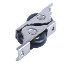 2 Pcs Nylon Single Axle Sliding Door Roller Window Sash Pulley Wheel