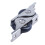 2 Pcs Nylon Single Axle Sliding Door Roller Window Sash Pulley Wheel 4