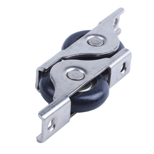 2 Pcs Nylon Single Axle Sliding Door Roller Window Sash Pulley Wheel