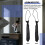Solid Black Polyester Elastic Slim Necktie Neck Tie for Child 4