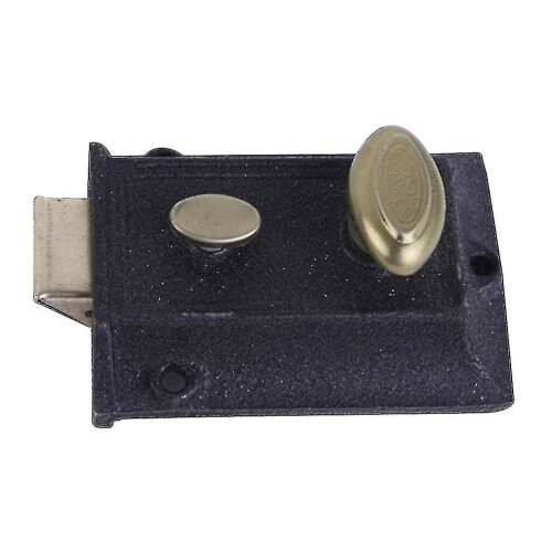 Vintage Spring Outer Door Lock Cast Iron Lock Durable Anti-theft Lock 2