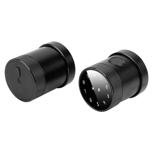 Digital Door Knob With Key And Code Access Featuring100User Cards Support High Frequency Encryption Card Unlocking Long Battery Life Silent 1